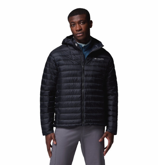 Columbia Men Black Omni-Shield Corelite Hooded Down Jacket