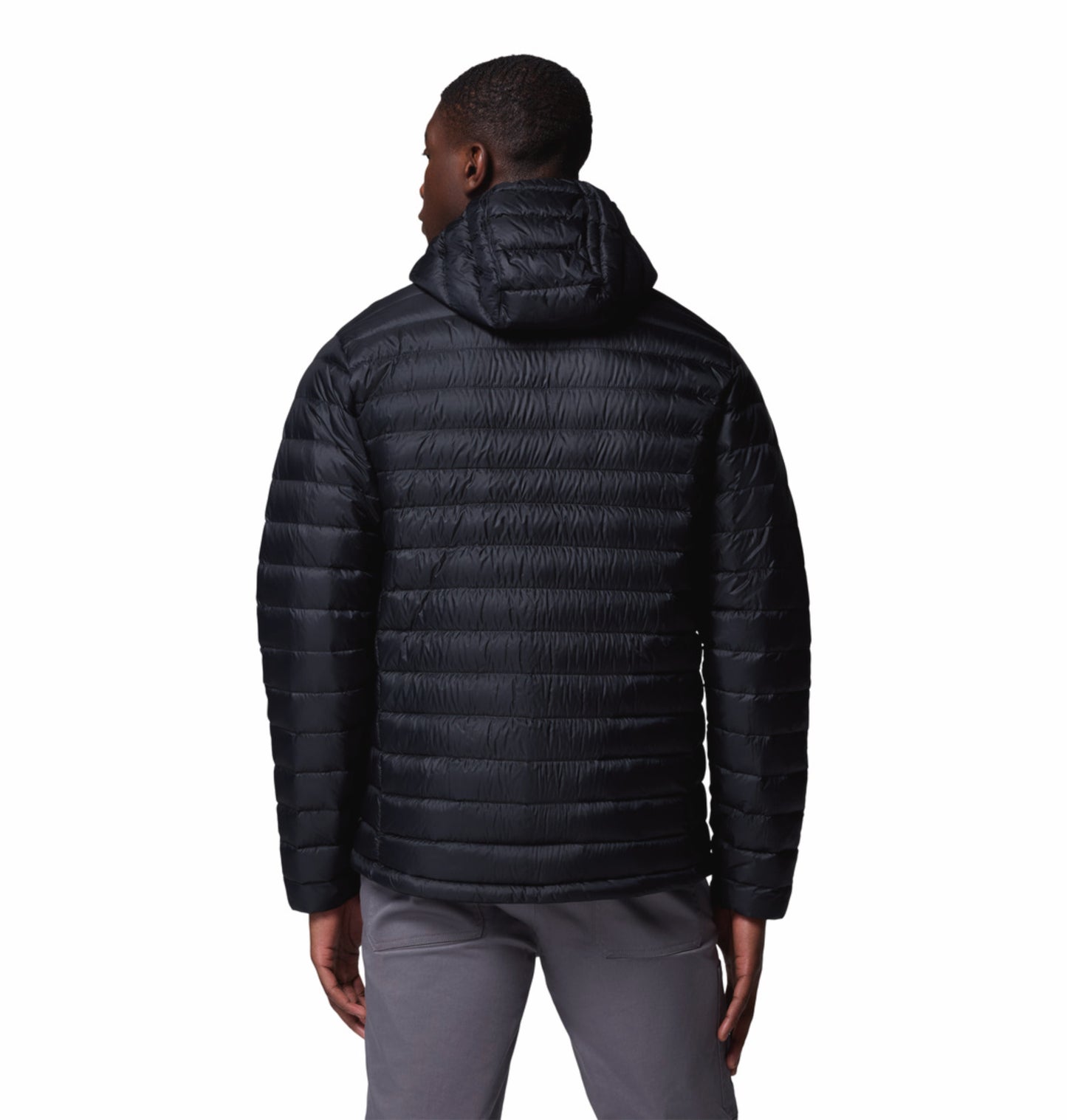 Columbia Men Black Omni-Shield Corelite Hooded Down Jacket