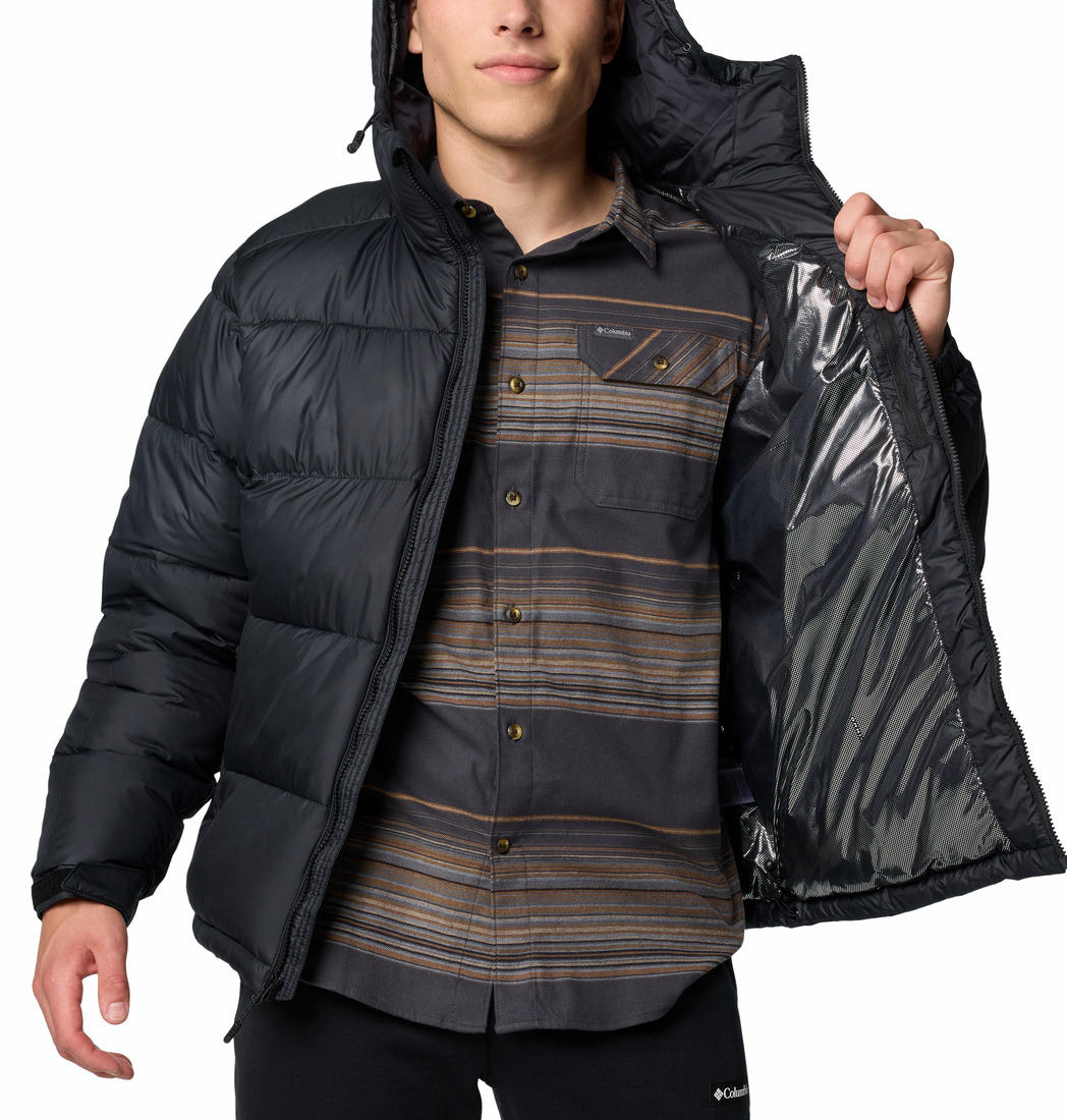 Columbia Mens Black Pike Lake II Hooded Jacket