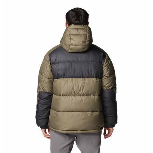 Columbia Men Olive Omni-Heat Reflective Pike Lake II Hooded Jacket