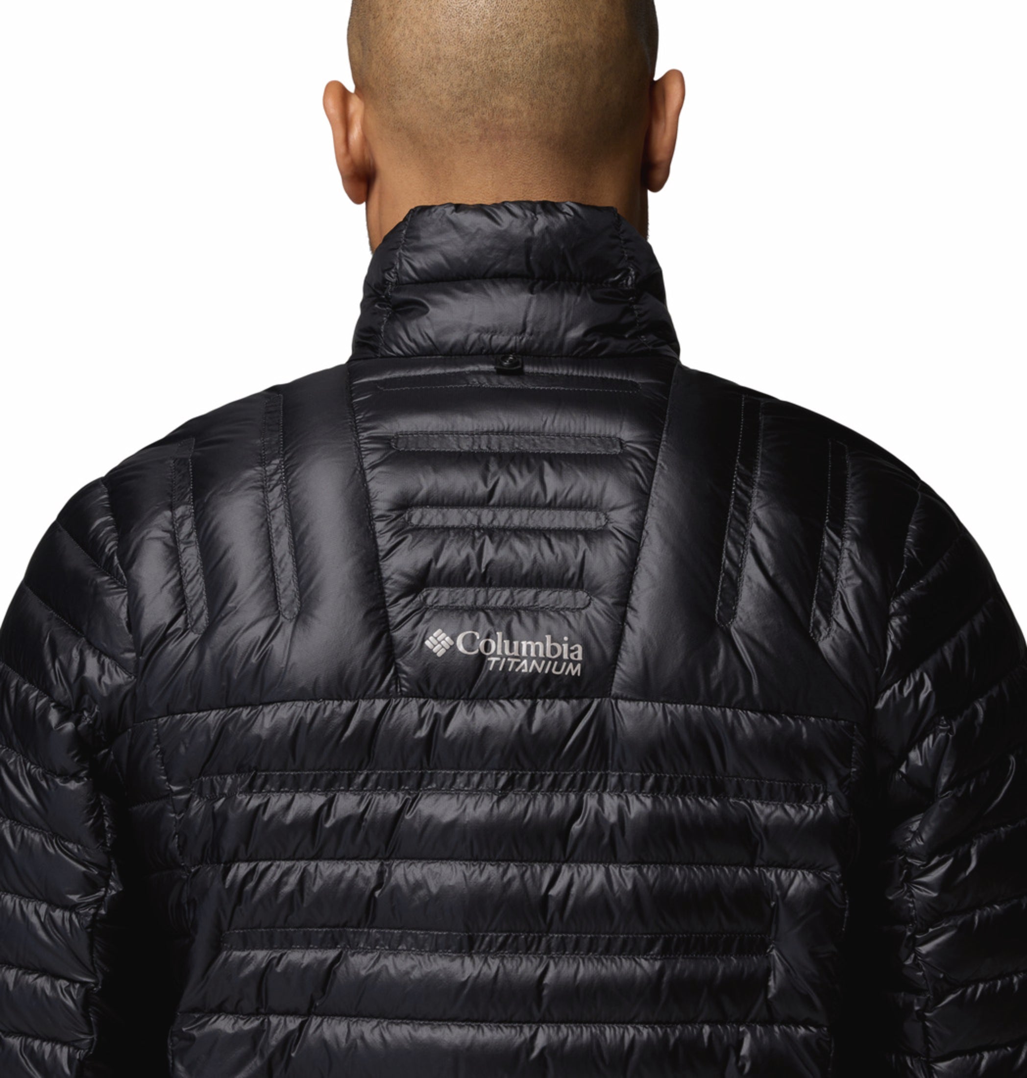 men black omni heat arctic endevour mountain down jacket