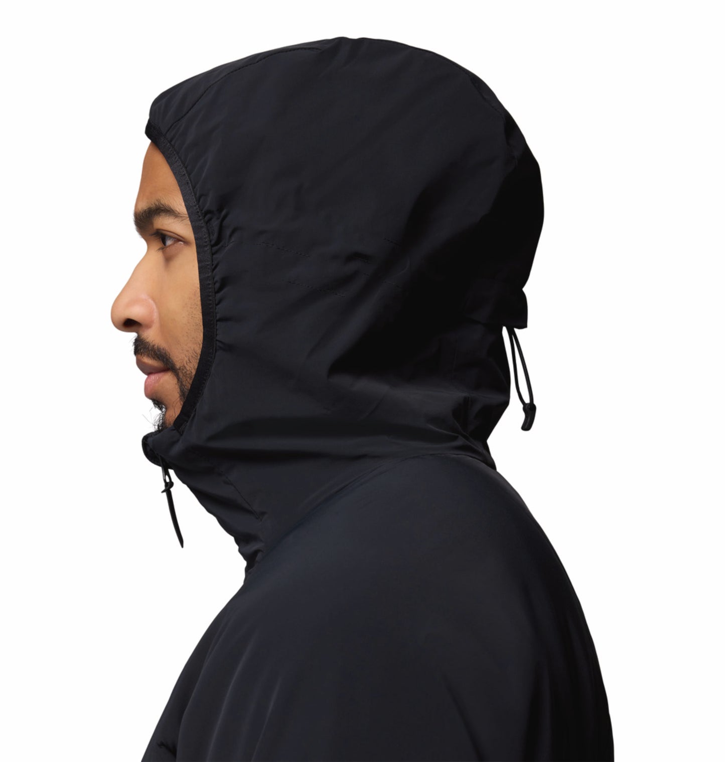Columbia Men Black Omni-Shield Silver Leaf Lite Hooded Down Jacket