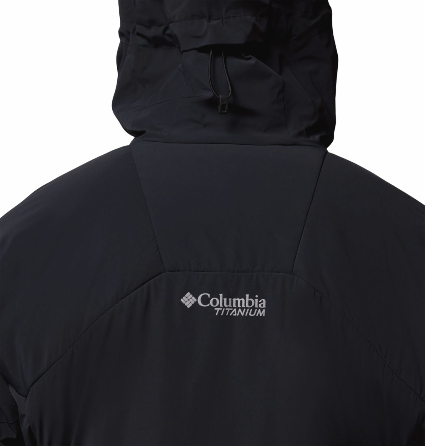 Columbia Men Black Omni-Shield Silver Leaf Lite Hooded Down Jacket