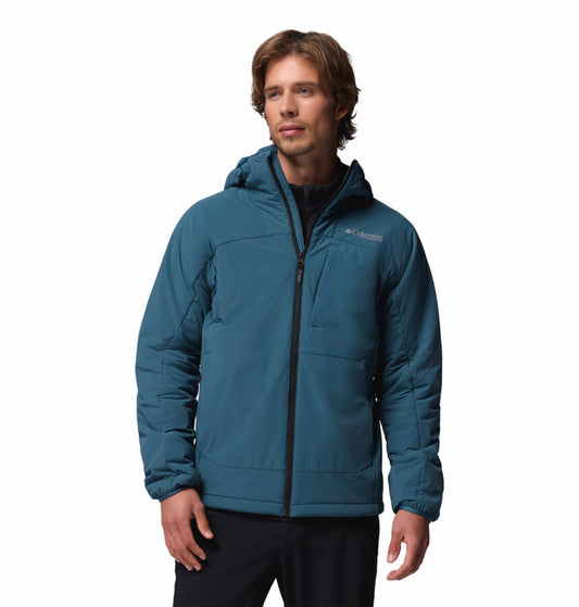 Columbia Men Blue Omni-Shield Silver Leaf Lite Hooded Down Jacket