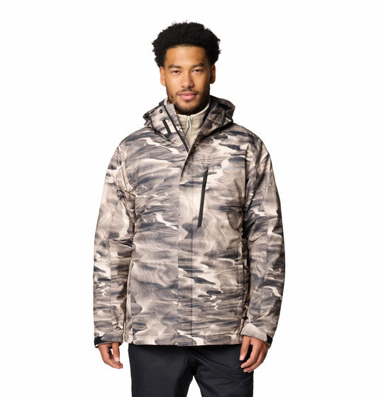 Columbia Mens Brown Whirlibird V Printed Interchange Jacket