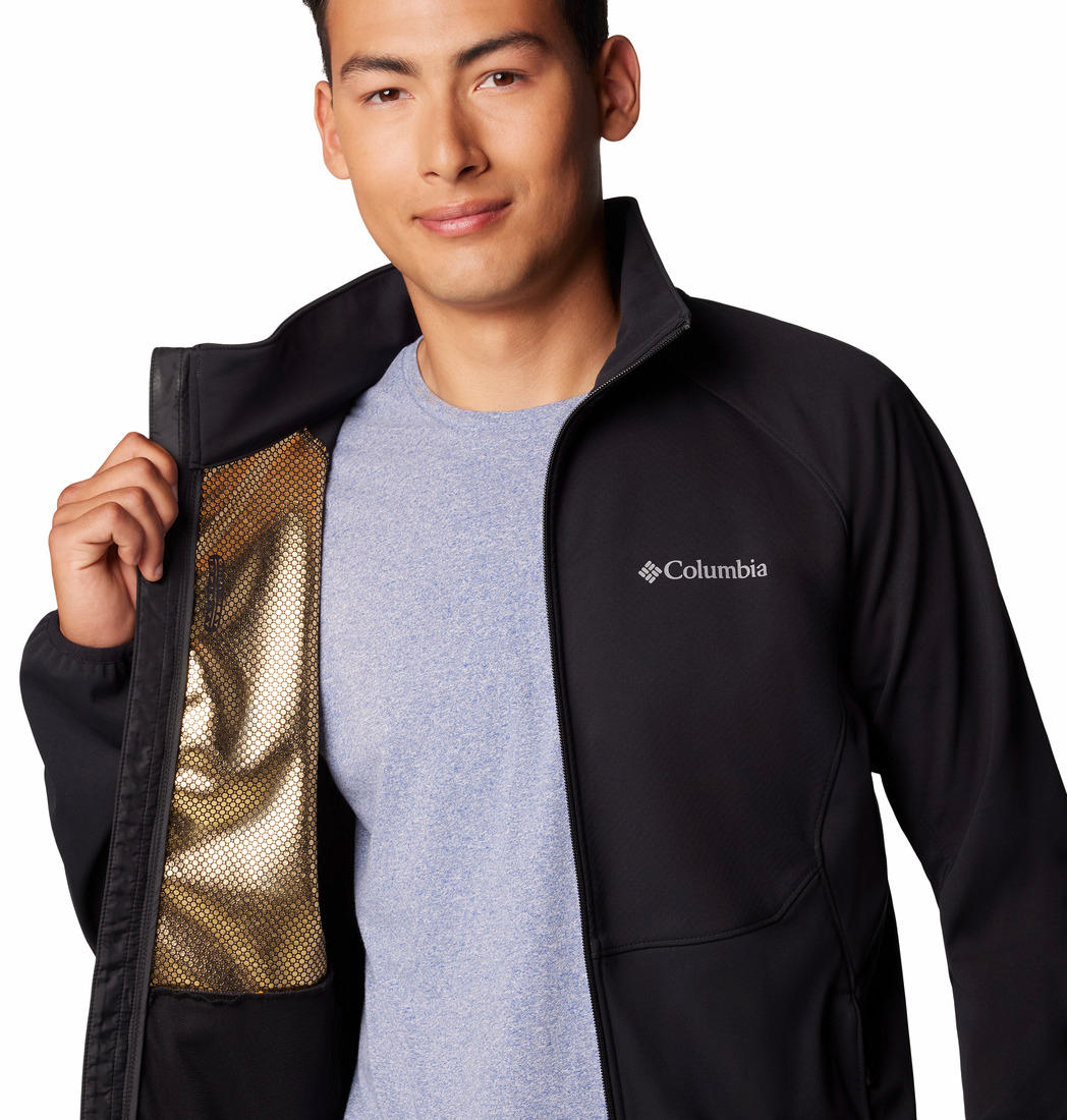 Columbia Mens Black Canyon Meadows II Softshell Jacket
