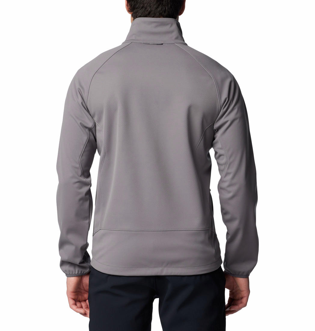 Columbia Mens Grey Canyon Meadows II Softshell Jacket