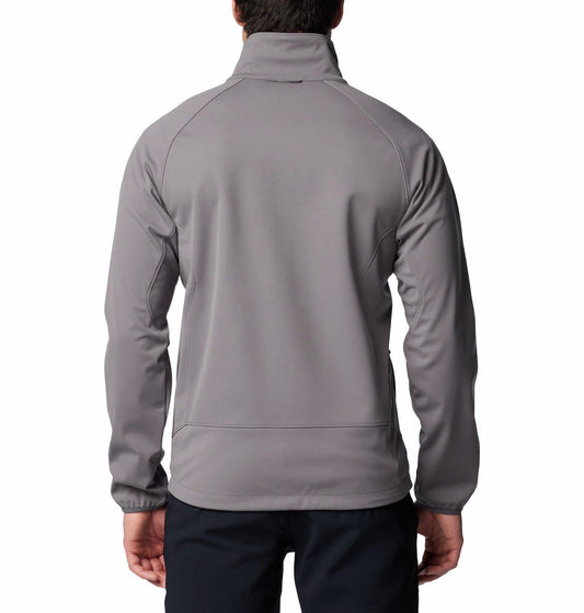 Columbia Mens Grey Canyon Meadows II Softshell Jacket
