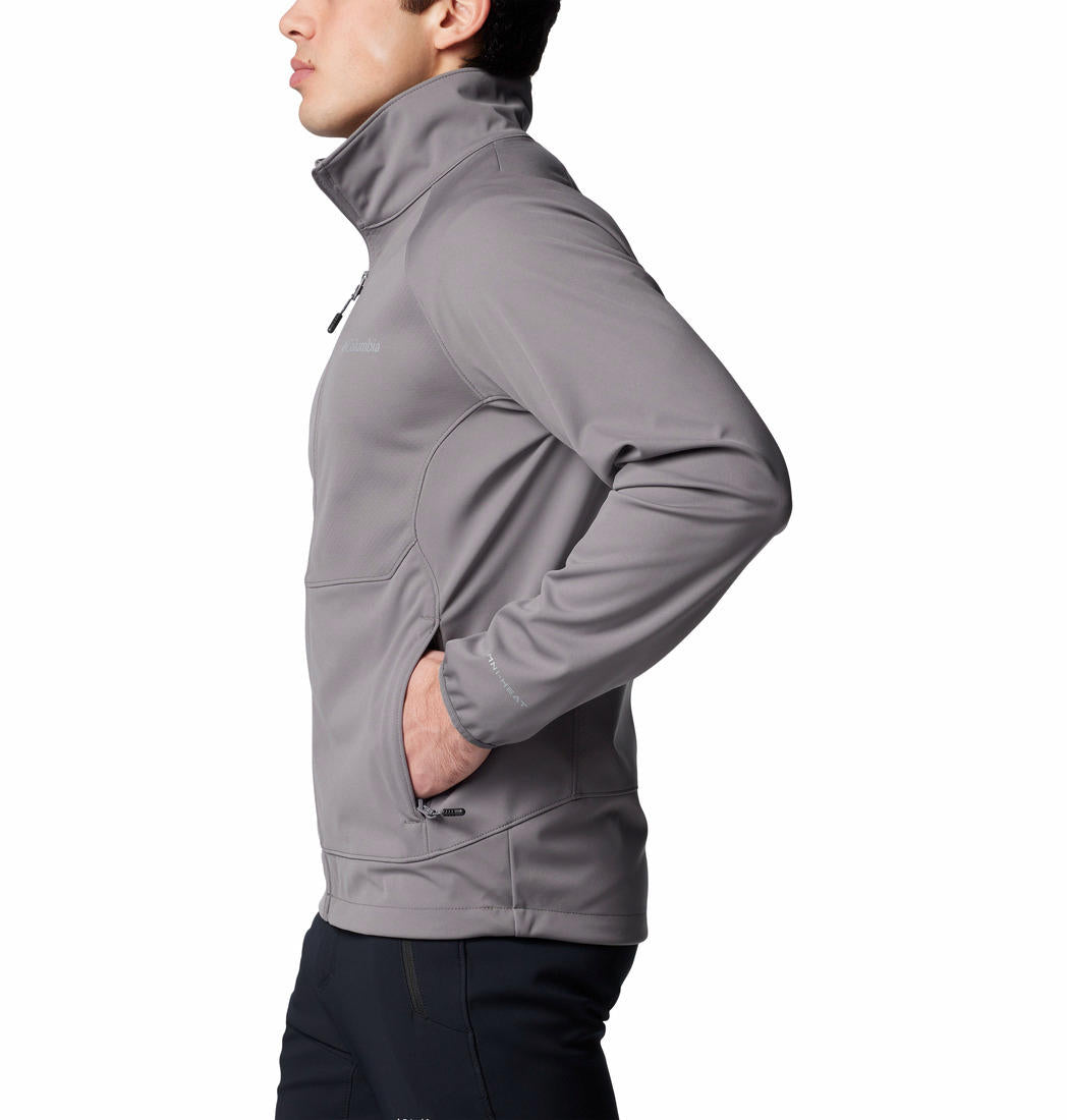 Columbia Mens Grey Canyon Meadows II Softshell Jacket