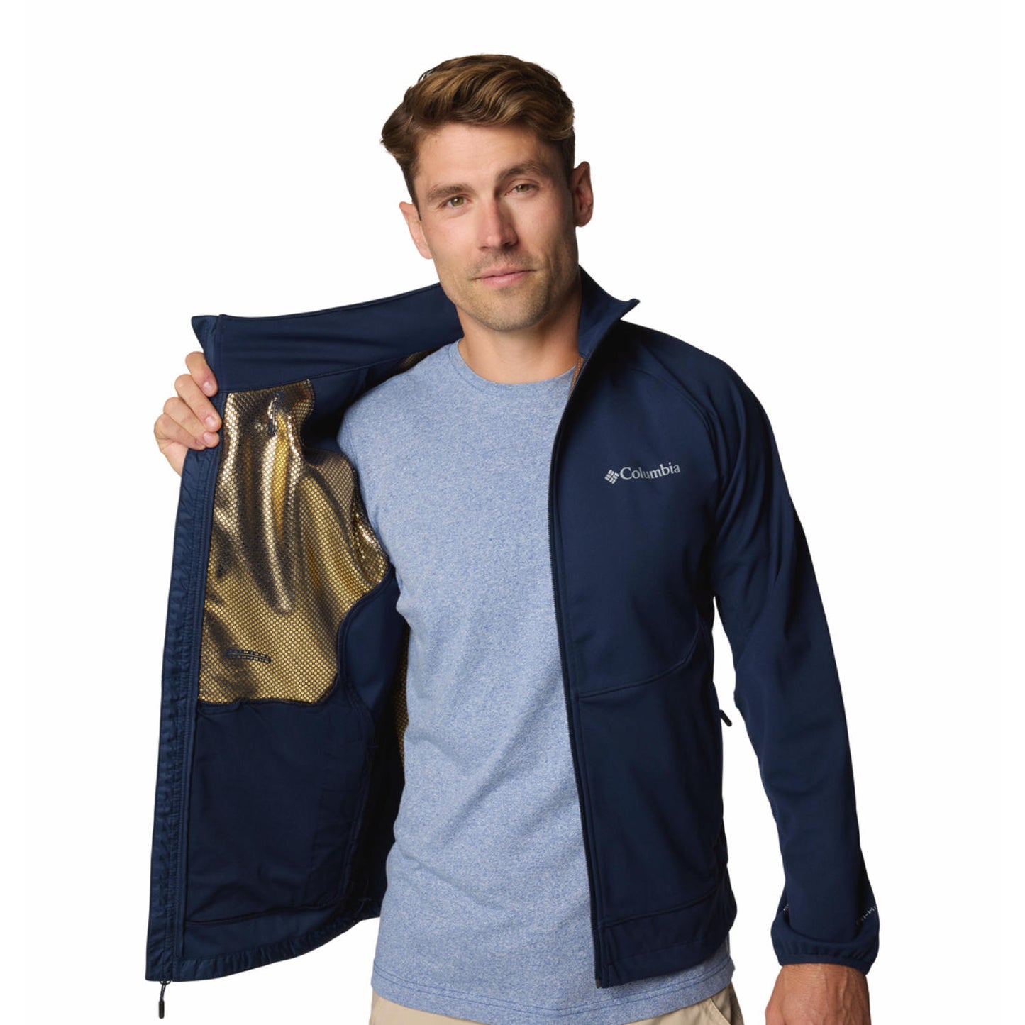 Columbia Mens Blue Canyon Meadows II Softshell