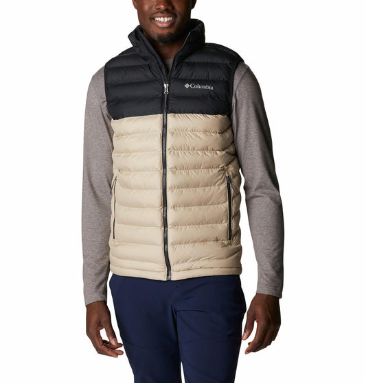 Columbia Men Beige Powder Lite Vest
