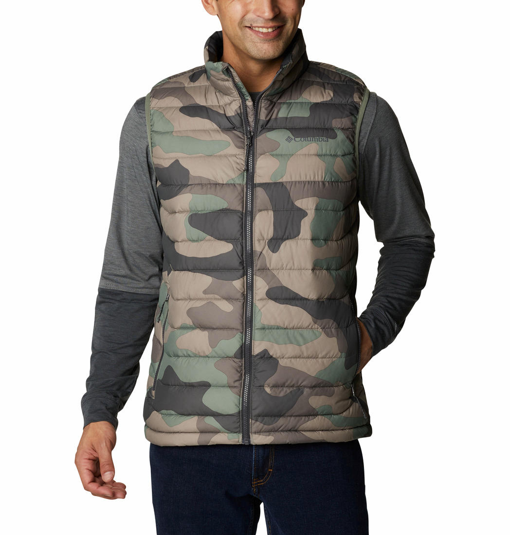 Columbia Men Green Powder Lite Vest
