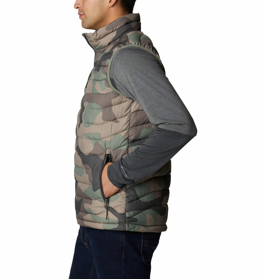 Columbia Men Green Powder Lite Vest