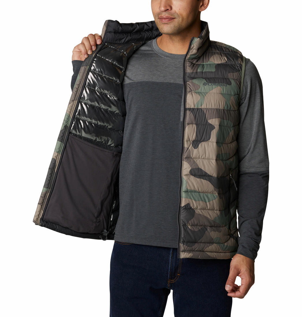 Columbia Men Green Powder Lite Vest