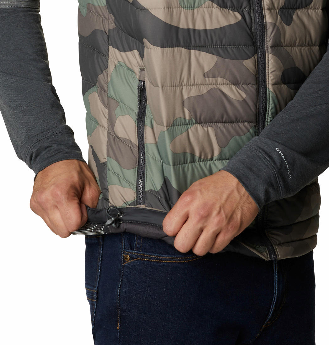 Columbia Men Green Powder Lite Vest
