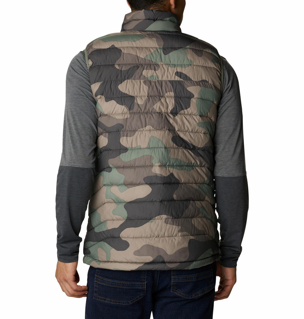 Columbia Men Green Powder Lite Vest