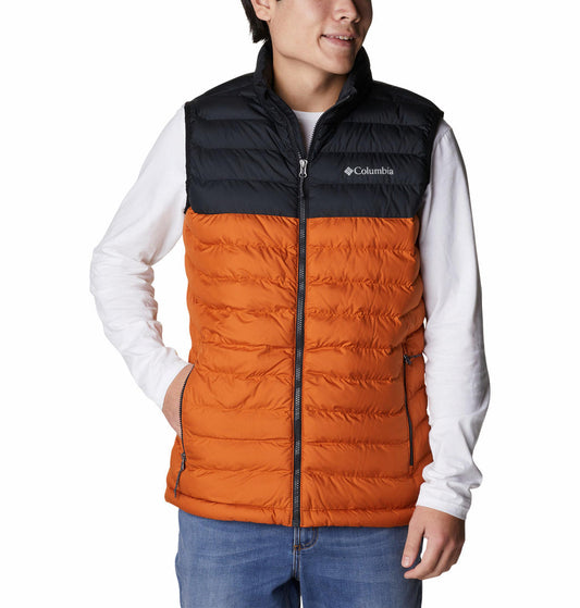 Columbia Men Orange Powder Lite Vest