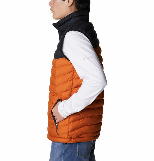 Columbia Men Orange Powder Lite Vest