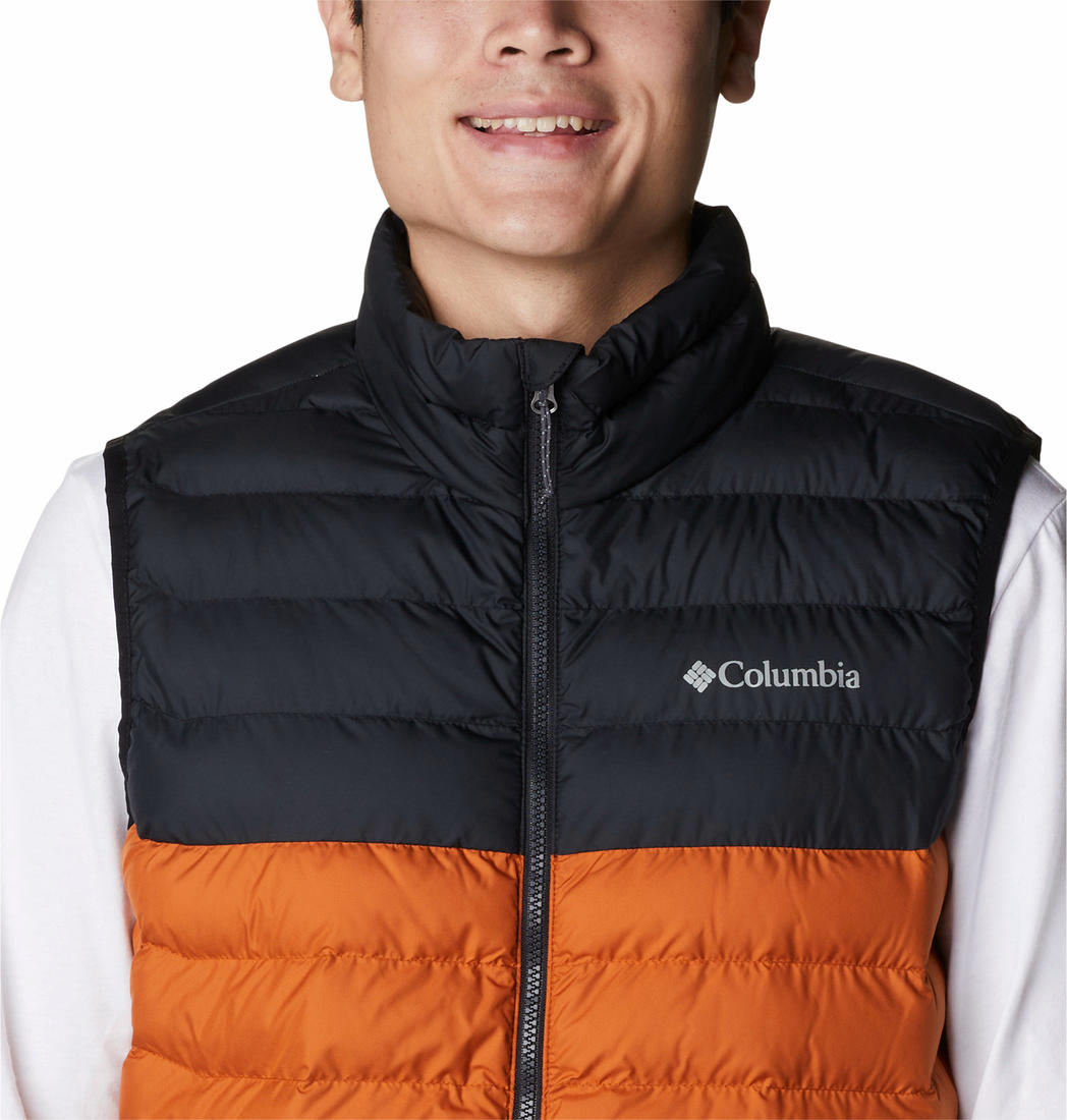 Columbia Men Orange Powder Lite Vest