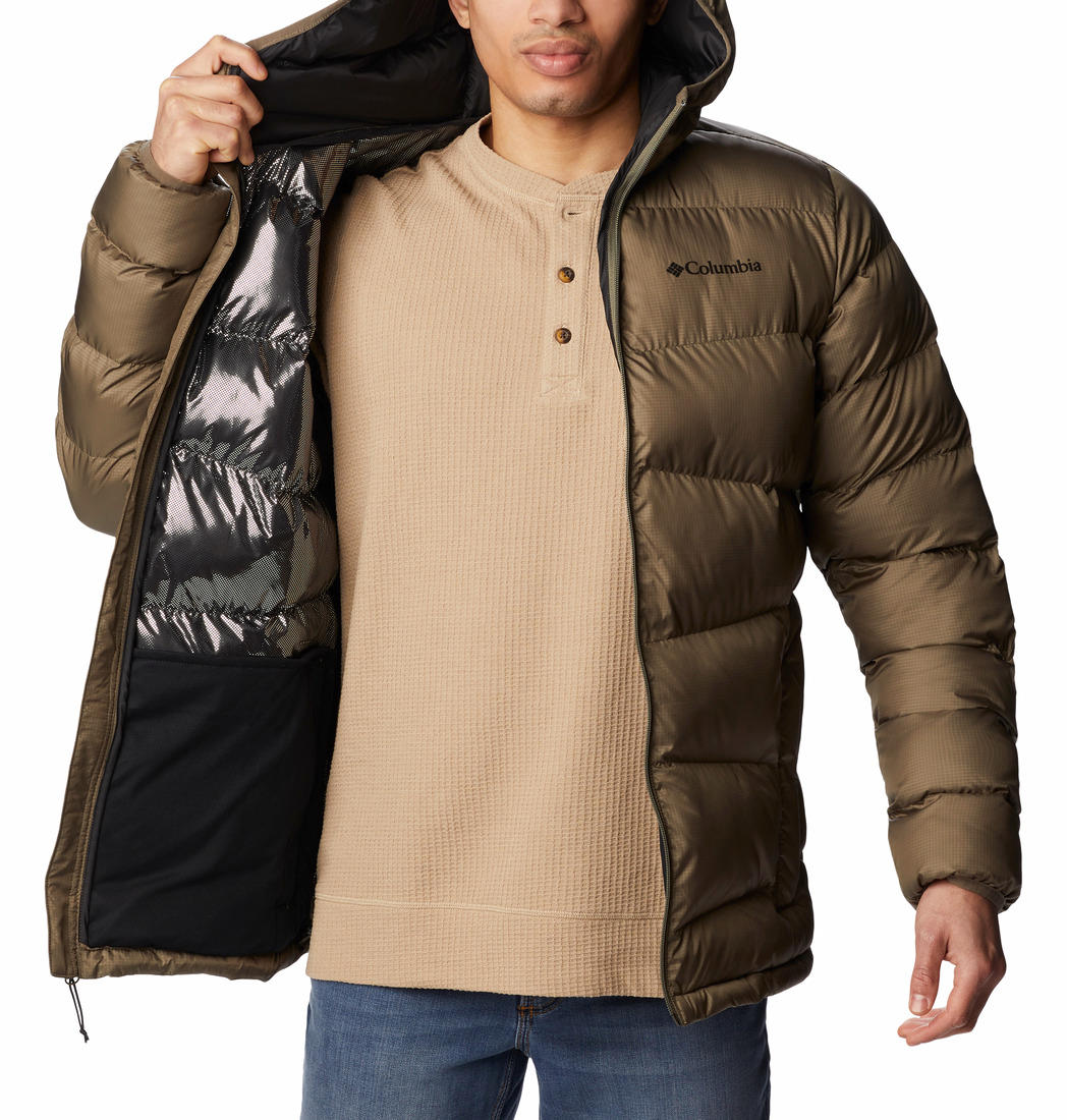 Columbia Men Green Fivemile Butte Hooded Jacket