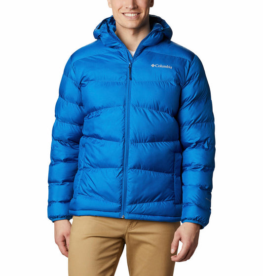 Columbia Men Blue Fivemile Butte Hooded Jacket
