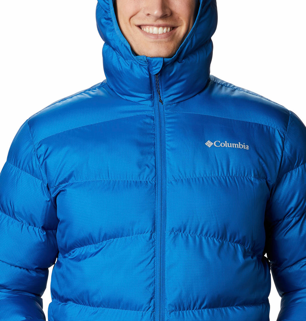 Columbia Men Blue Fivemile Butte Hooded Jacket