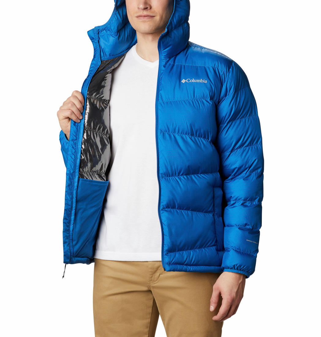 Columbia Men Blue Fivemile Butte Hooded Jacket