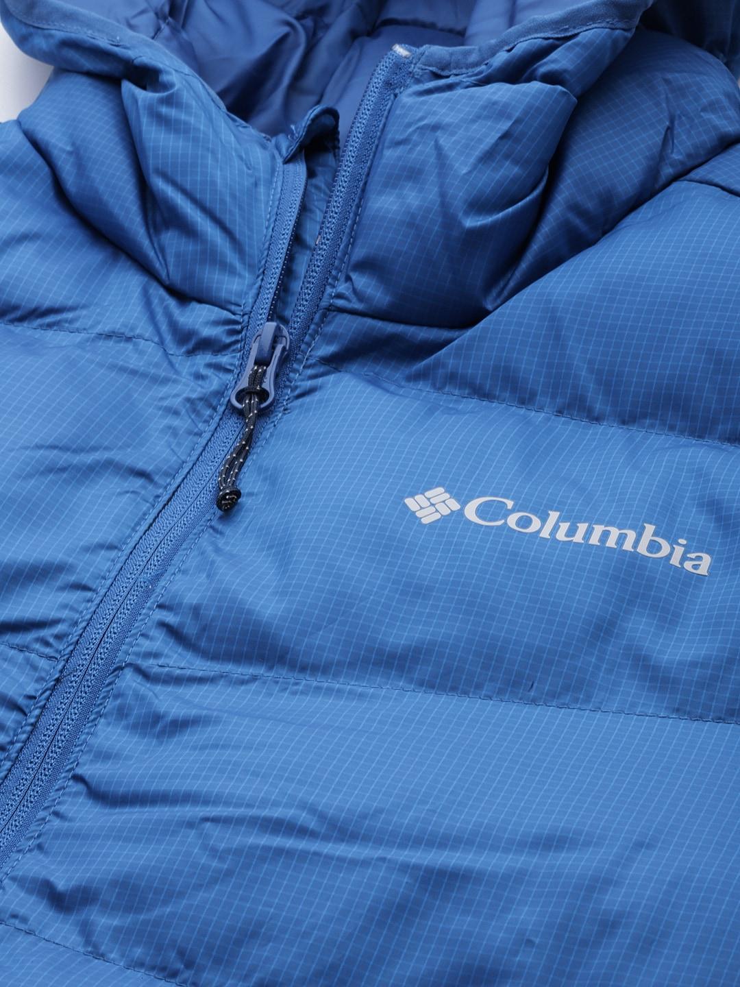 Columbia Men Blue Fivemile Butte Hooded Jacket
