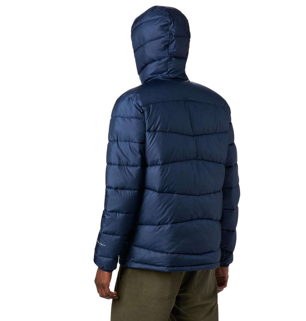 Columbia Men Navy Blue Fivemile Butte Hooded Jacket