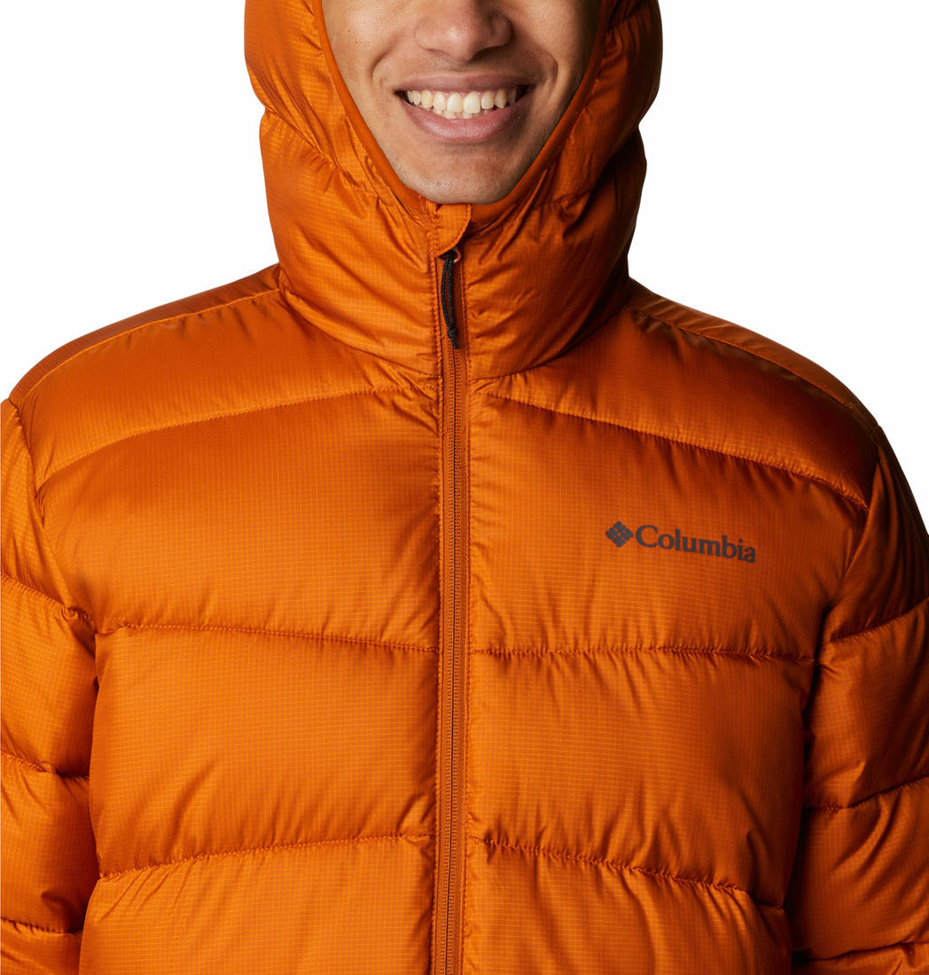 Columbia Men Orange Fivemile Butte Hooded Jacket