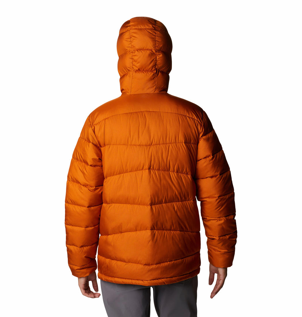 Columbia Men Orange Fivemile Butte Hooded Jacket