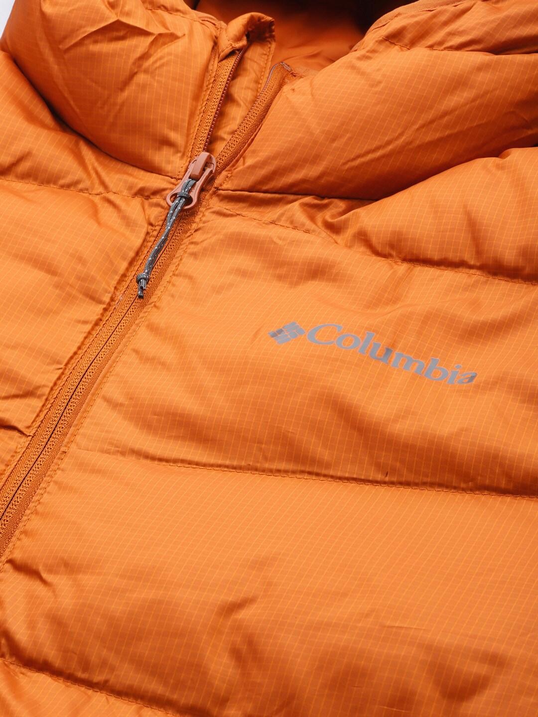Columbia Men Orange Fivemile Butte Hooded Jacket