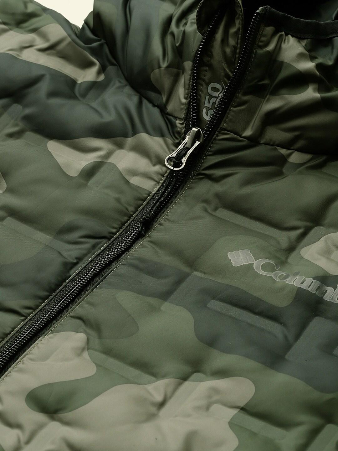 Columbia Men Green Delta Ridge Down Hooded Jacket