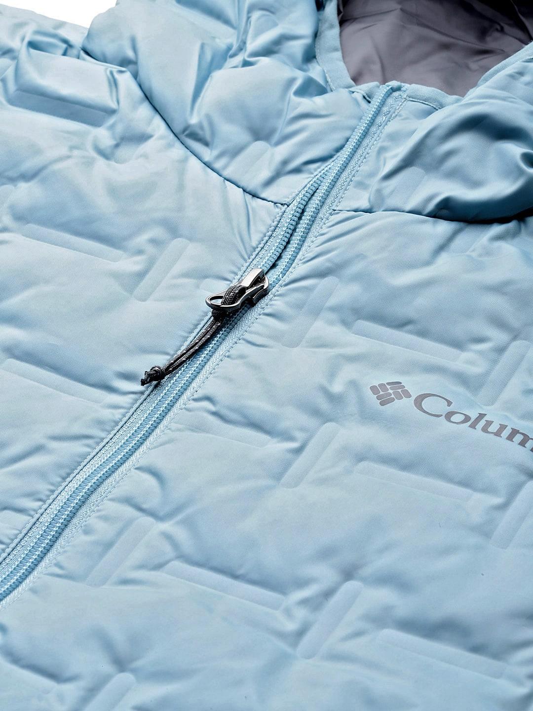 Columbia Men Blue Delta Ridge Down Hooded Jacket