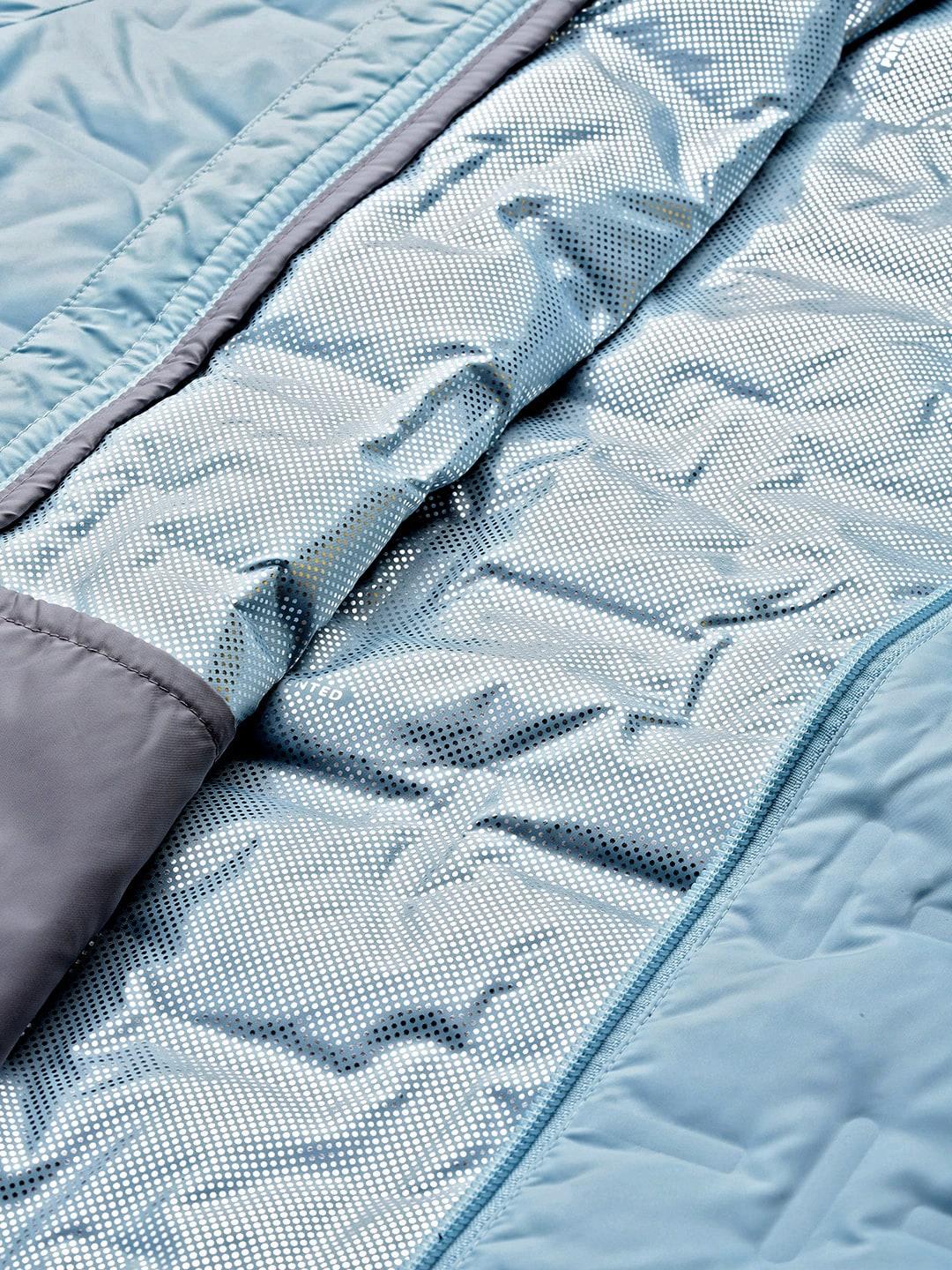 Columbia Men Blue Delta Ridge Down Hooded Jacket