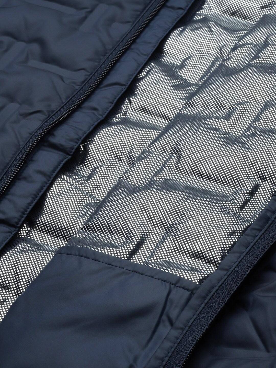 Columbia Men Blue Omni-Heat Reflective Delta Ridge Hooded Down Jacket