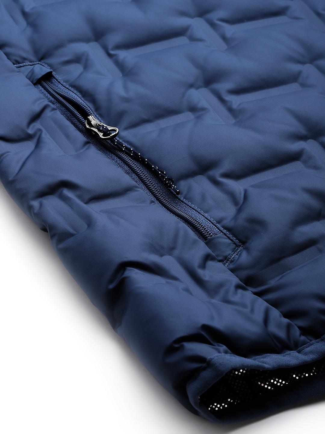 Columbia Men Navy Blue Delta Ridge Down Hooded Jacket