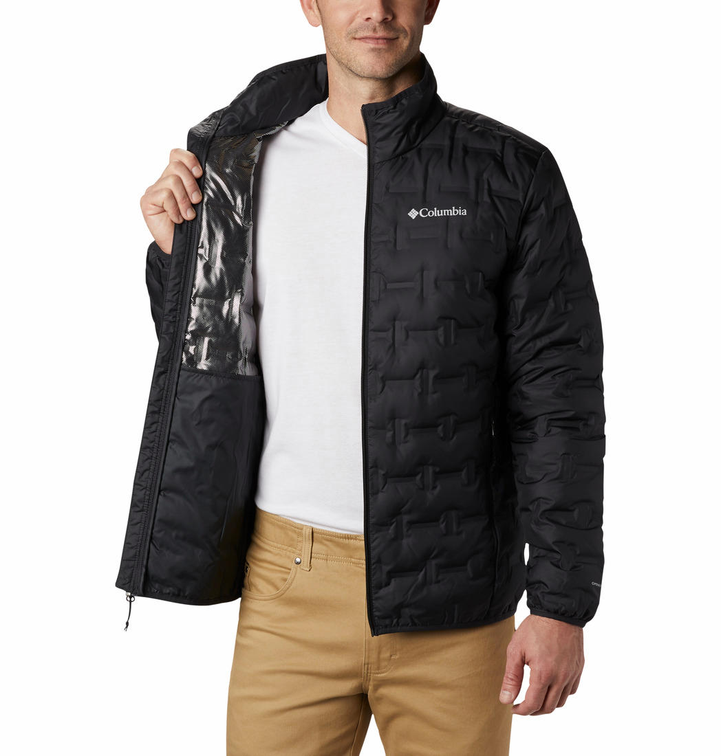 Columbia Men Black Delta Ridge Down Jacket