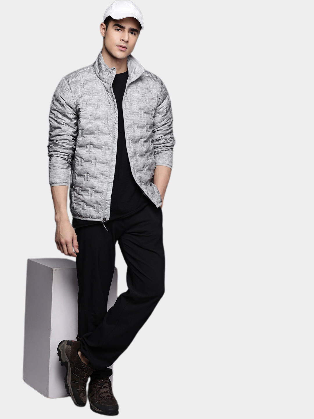 Columbia Men Grey Delta Ridge Down Jacket