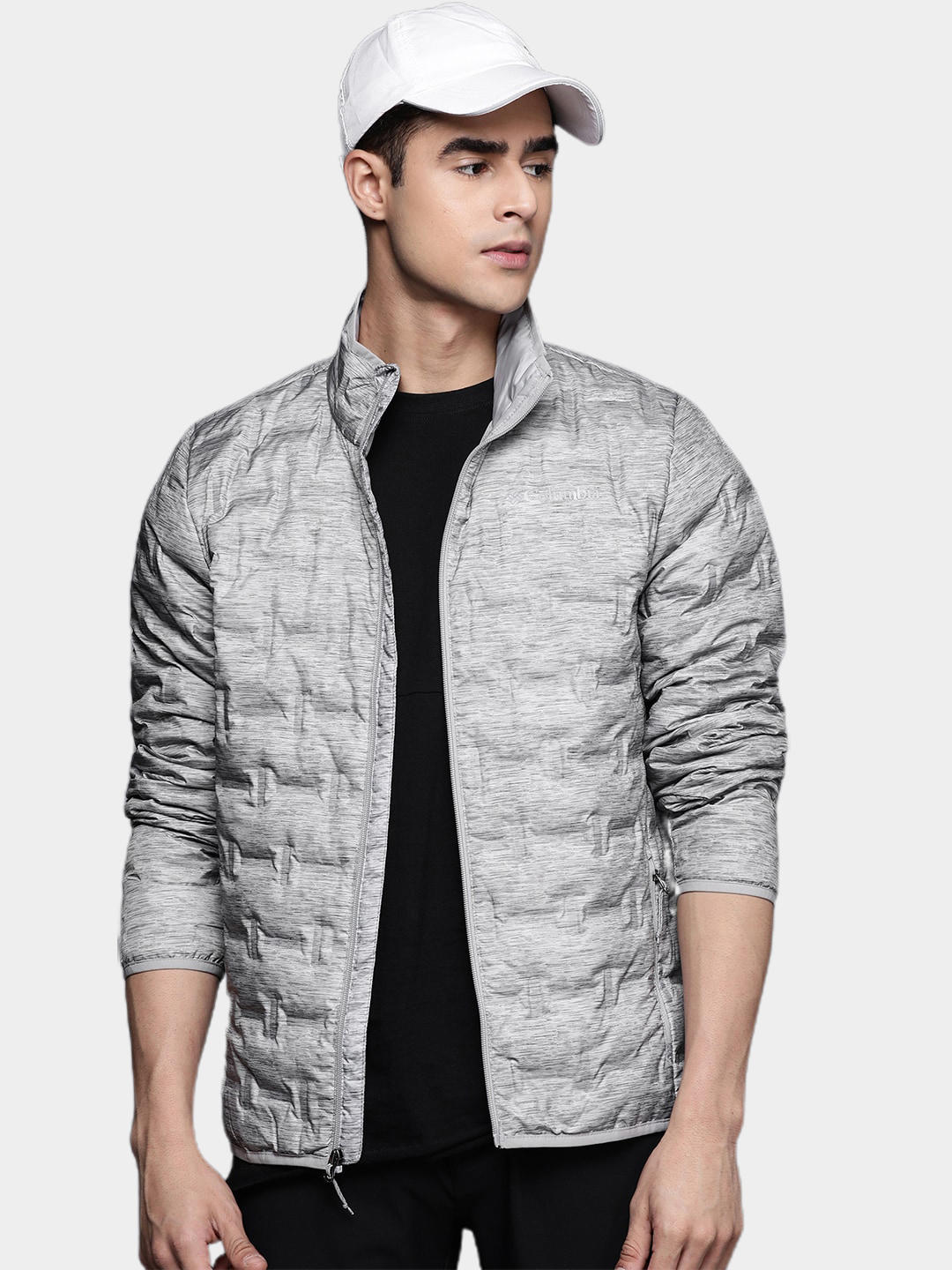 Columbia Men Grey Delta Ridge Down Jacket