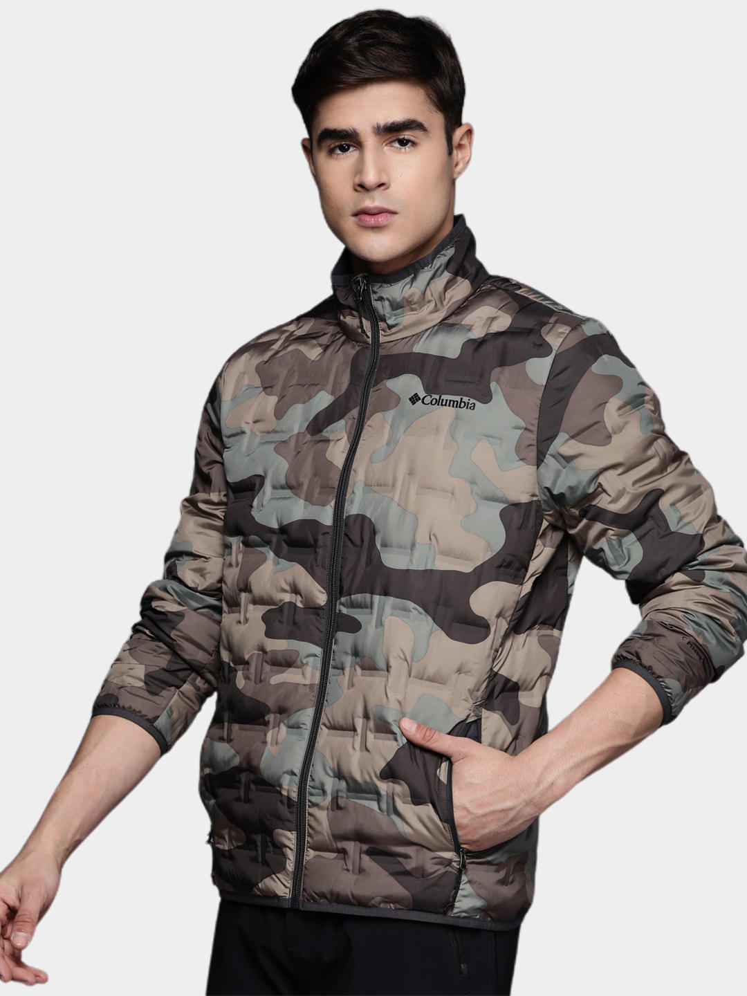 Columbia Men Green Delta Ridge Down Jacket