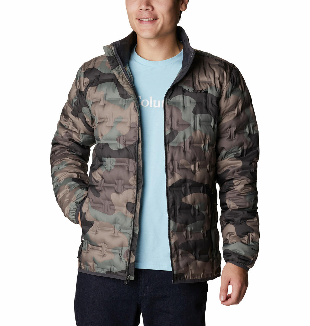 Columbia Men Green Delta Ridge Down Jacket