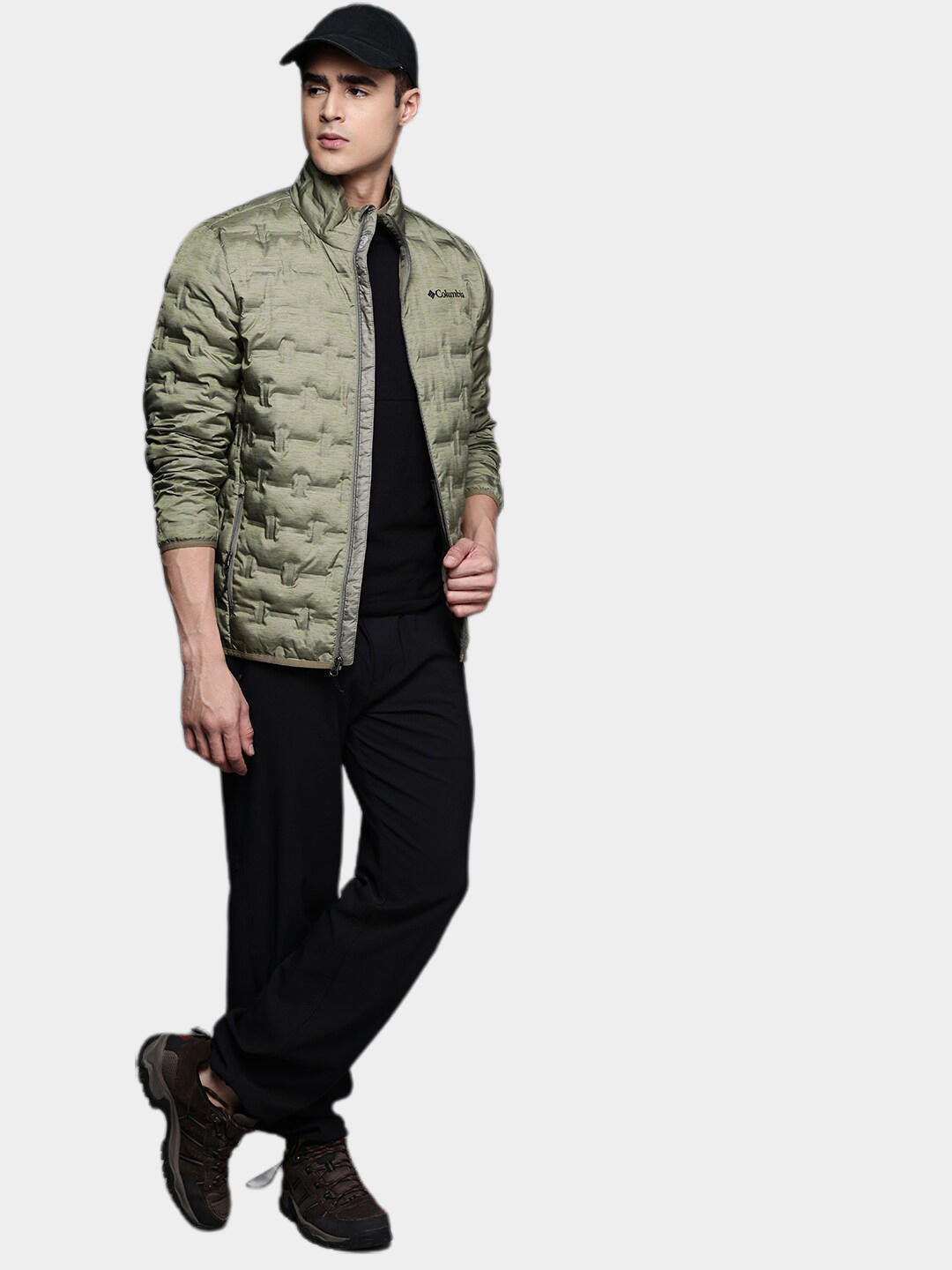 Columbia Men Olive Delta Ridge Down Jacket