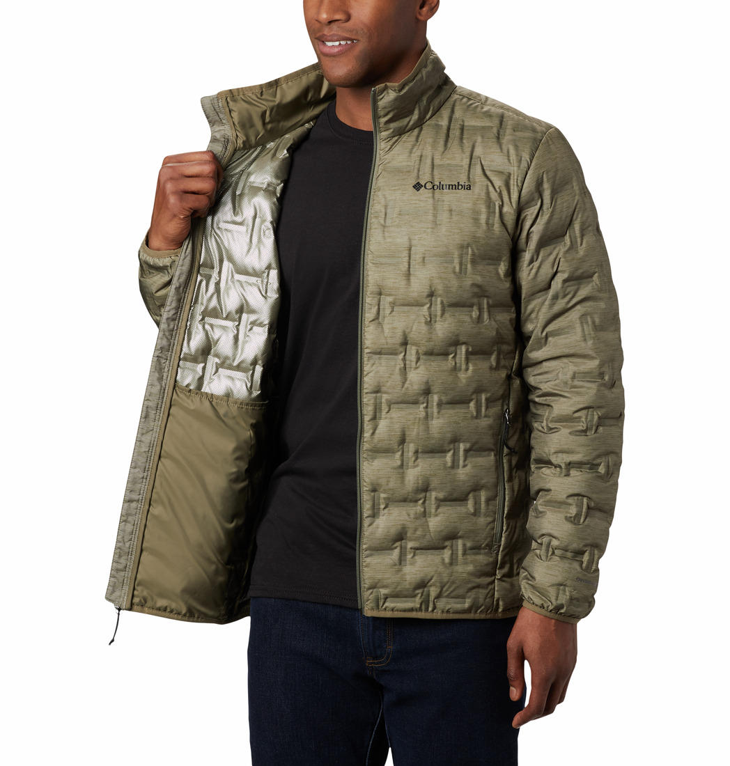 Columbia Men Olive Delta Ridge Down Jacket