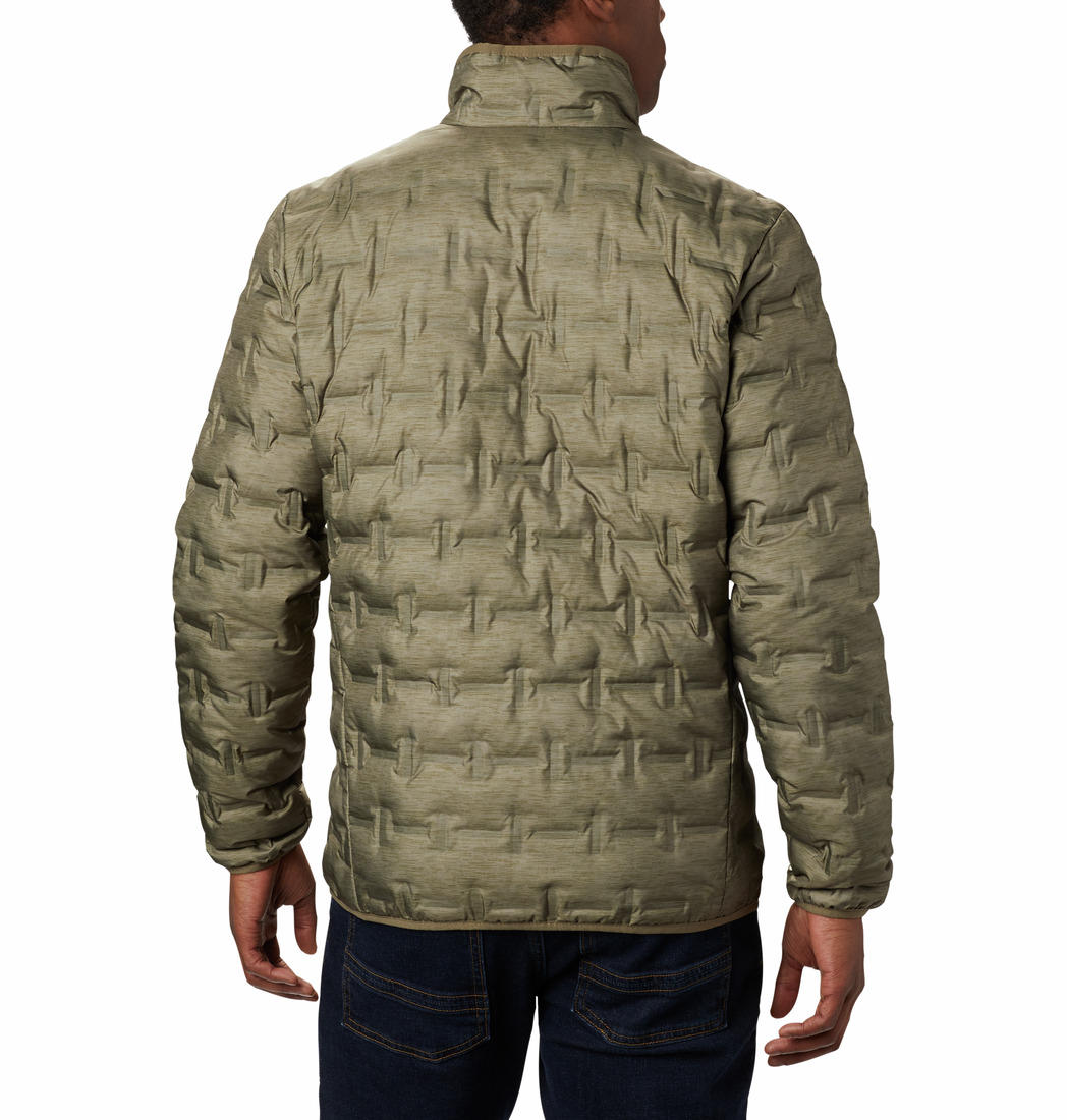 Columbia Men Olive Delta Ridge Down Jacket