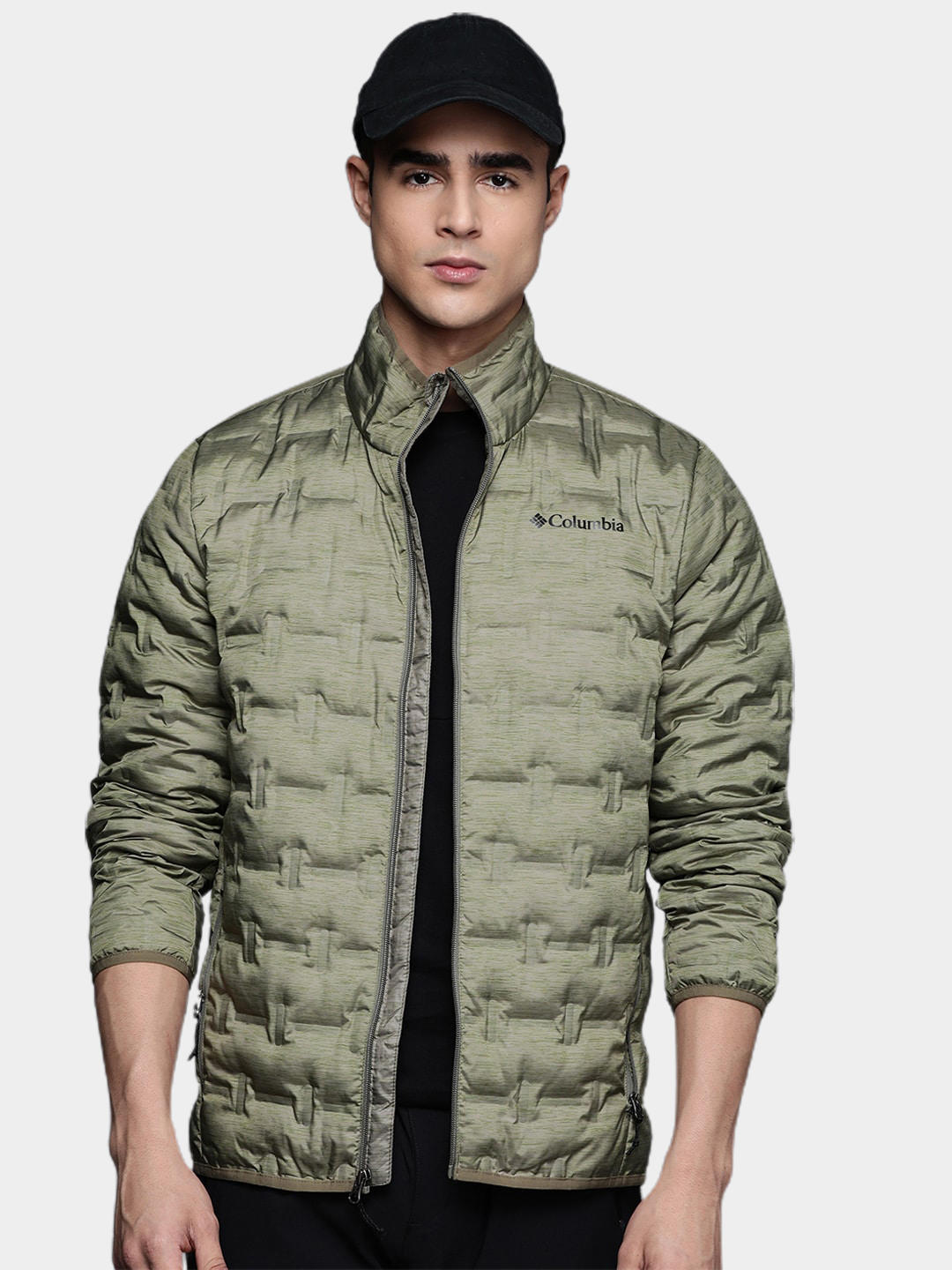 Columbia Men Olive Delta Ridge Down Jacket