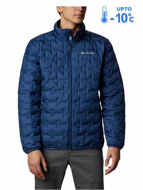 Columbia Men Blue Omni-Heat Reflective Delta Ridge Down Jacket