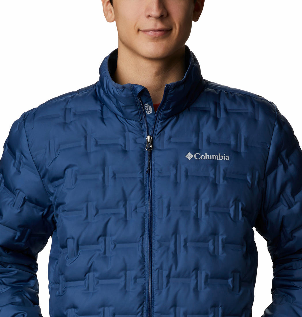 Columbia Men Navy Blue Delta Ridge Down Jacket