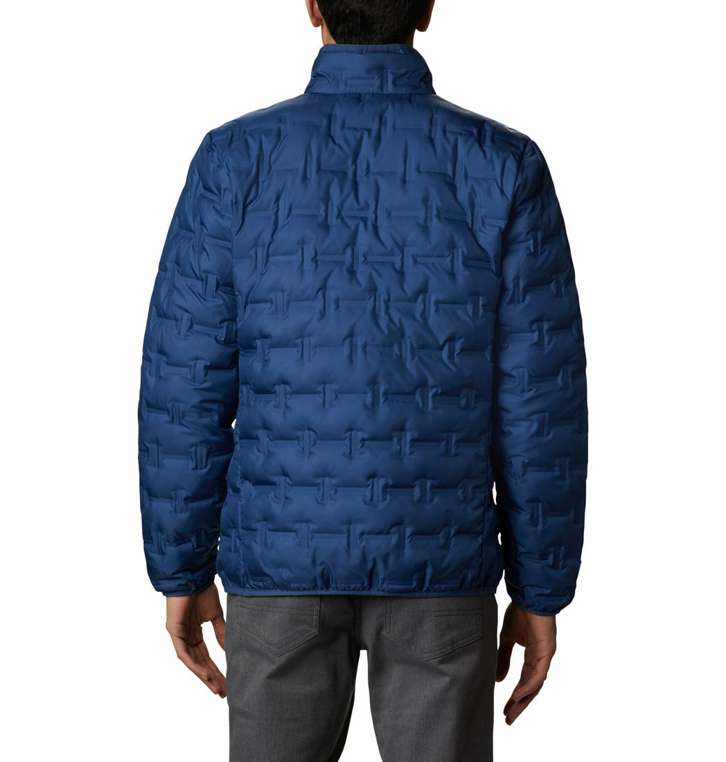 Columbia Men Navy Blue Delta Ridge Down Jacket