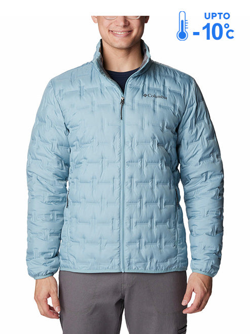 Columbia Men Blue Omni-Heat Reflective Delta Ridge Down Jacket